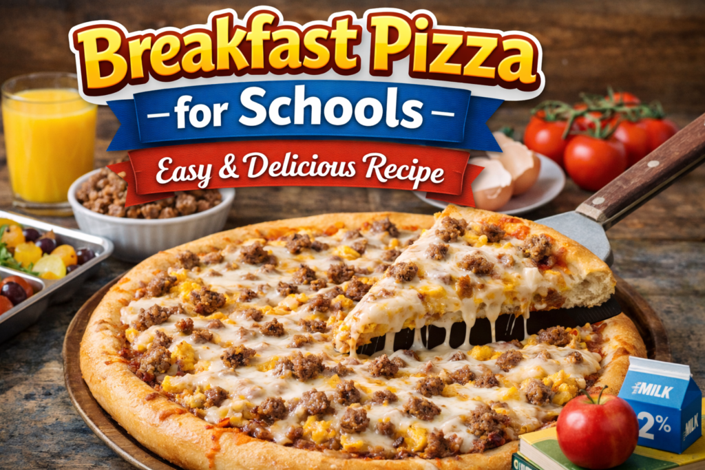 5 Fun & Tasty Breakfast Pizza for Schools Kids Will Love