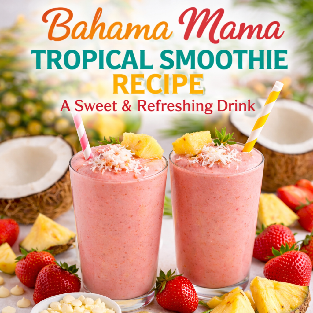 Bahama Mama Tropical Smoothie Recipe: 5 Sweet & Refreshing Drinks