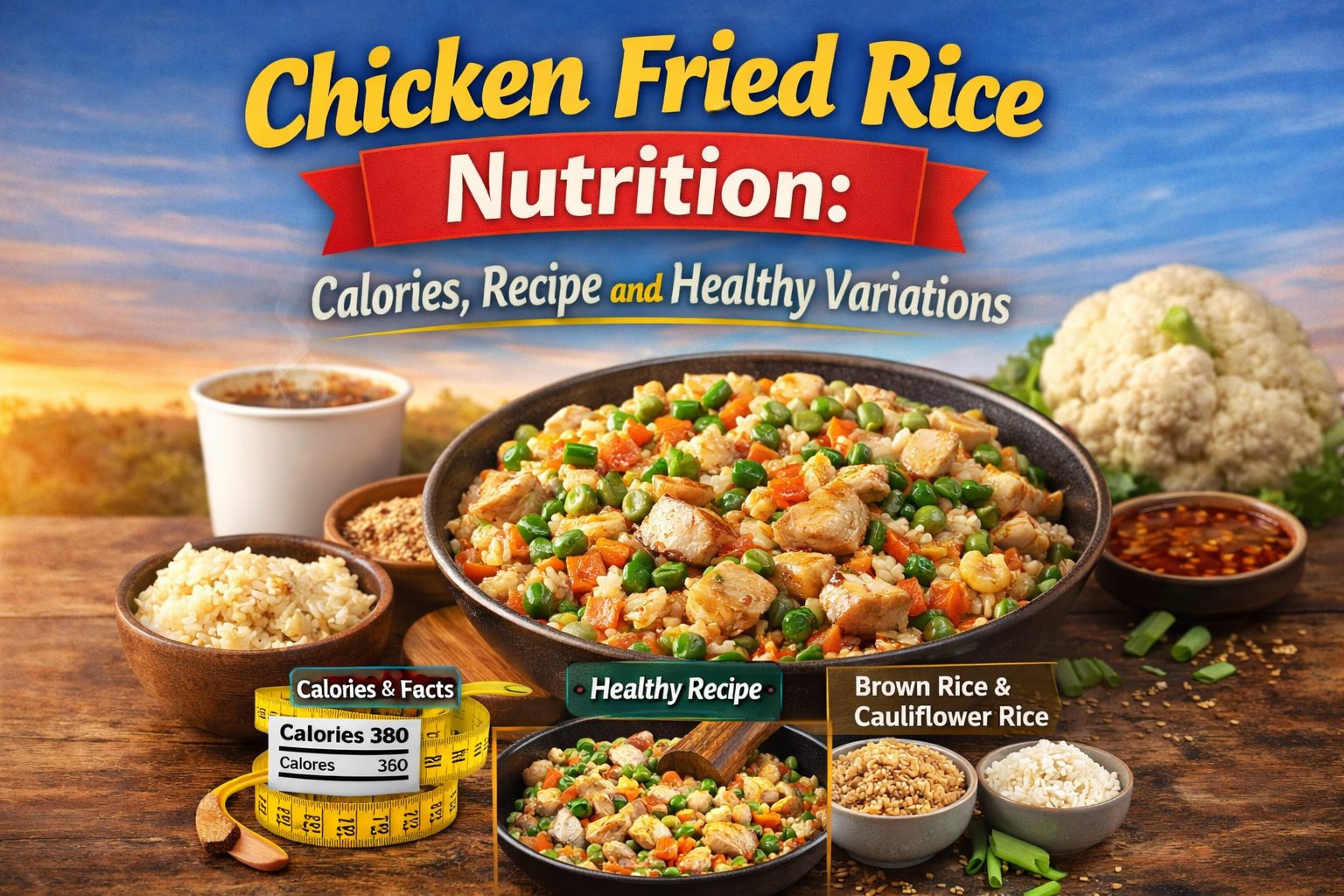 Chicken Fried Rice Nutrition: Calories, Recipe and Healthy Variations ...